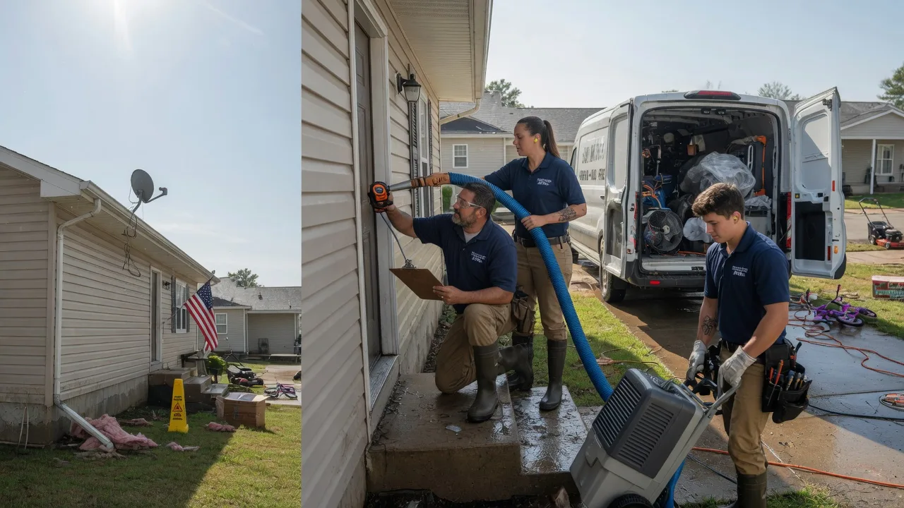 Ceiling Water Damage Restoration in Sauk City, WI near me